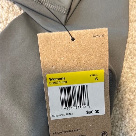 Nike Gray and navy  Leggings - Picture 2 of 2